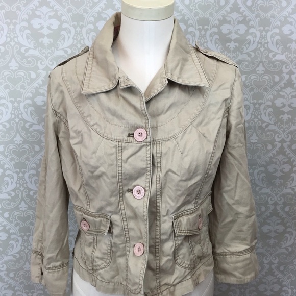Dkny Jackets & Blazers - 🚨FINAL PRICE🚨DKNY Jeans Tan Khaki Safari Jacket